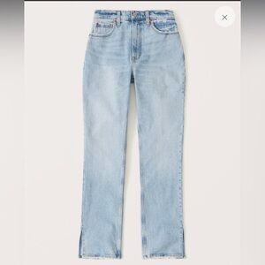 Abercrombie Curve Love Ultra High Rise 90s Straight Jean